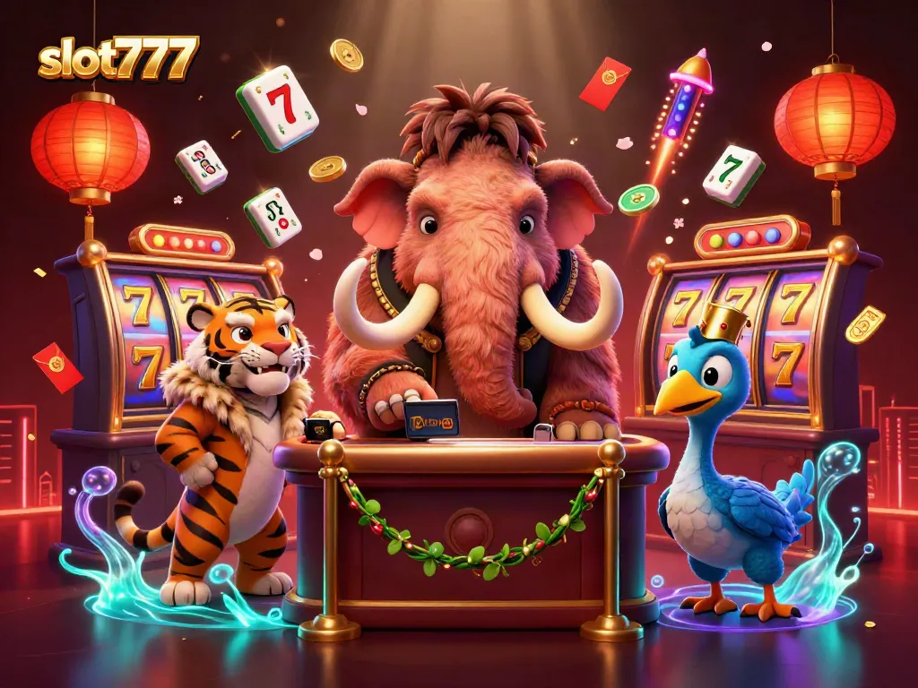 Play engaging slot777 games with vivid casino characters and vibrant elements